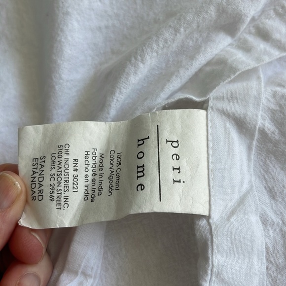 Miya Tufted Cotton Leopard Print Duvet Cover and Sham Set, white - Picture 6 of 8